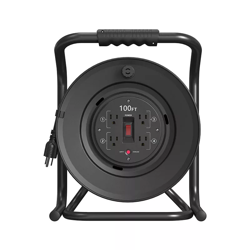 4 outlet gulungan kabel plastik 100ft 4 outlet gulungan kabel plastik 100ft