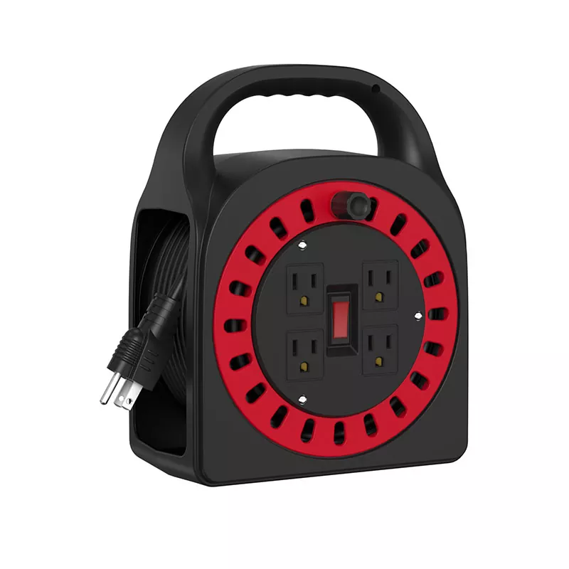 4 outlet gulungan kabel plastik 50ft 4 outlet gulungan kabel plastik 50ft